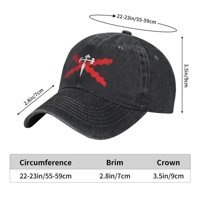 Casquette de Baseball Empire espagnol Cross of Santiago pour hommes et femmes
