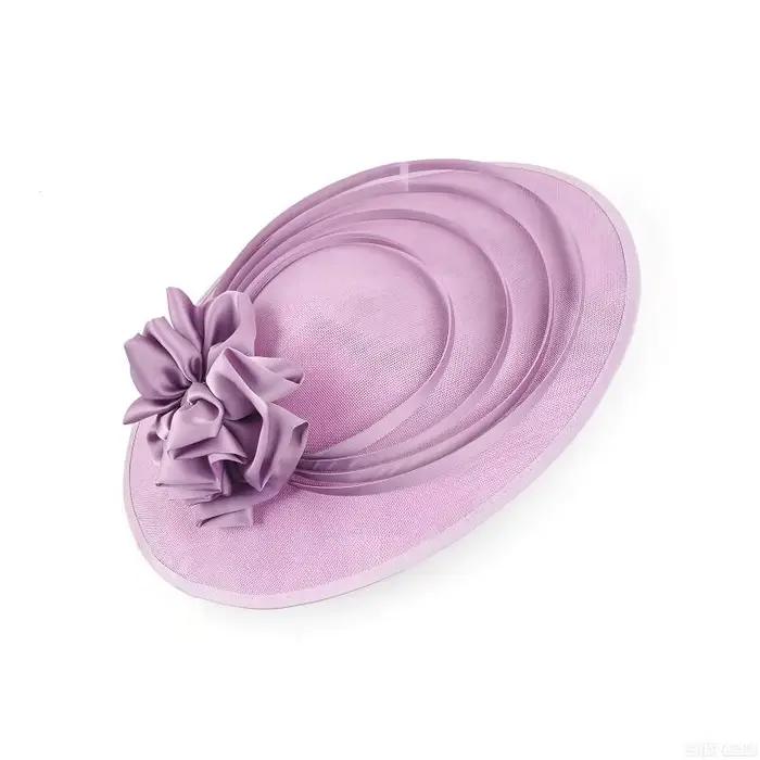 Chapeau fascinateur à grande fleur pour femmes