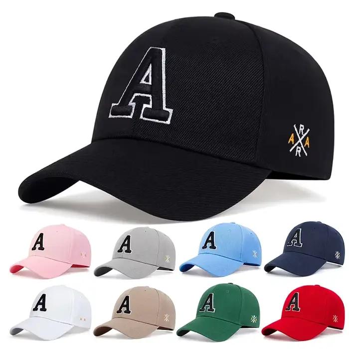 Casquette de cyclisme unisexe avec lettres latérales