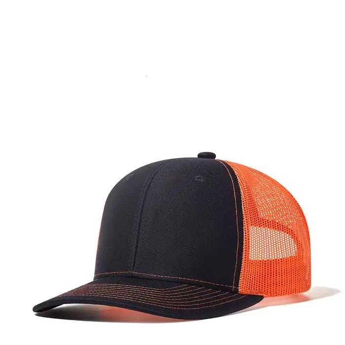 Nouvelle Série Orange Casquette Trucker Homme Microbend