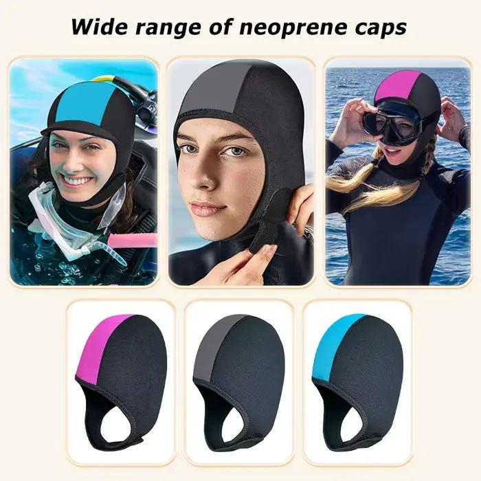 Cagoule de plongée professionnelle en néoprène 3MM antidérapante