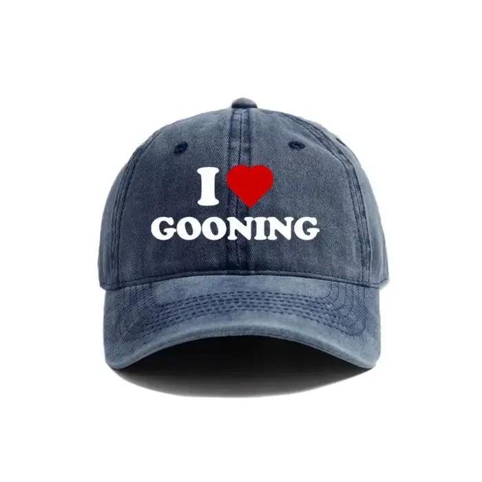 Casquette de Baseball imprimée drôle I Love Gooning