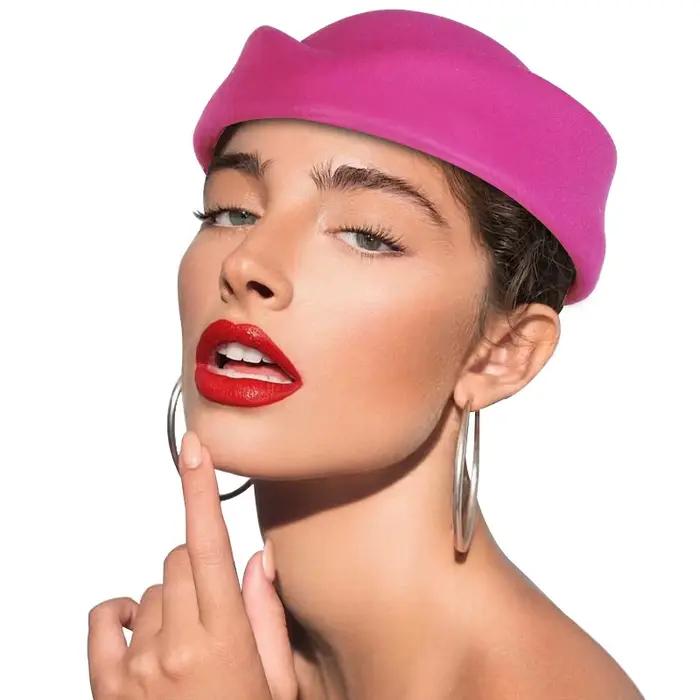 Chapeau d'hôtesse béret en feutre pour femmes