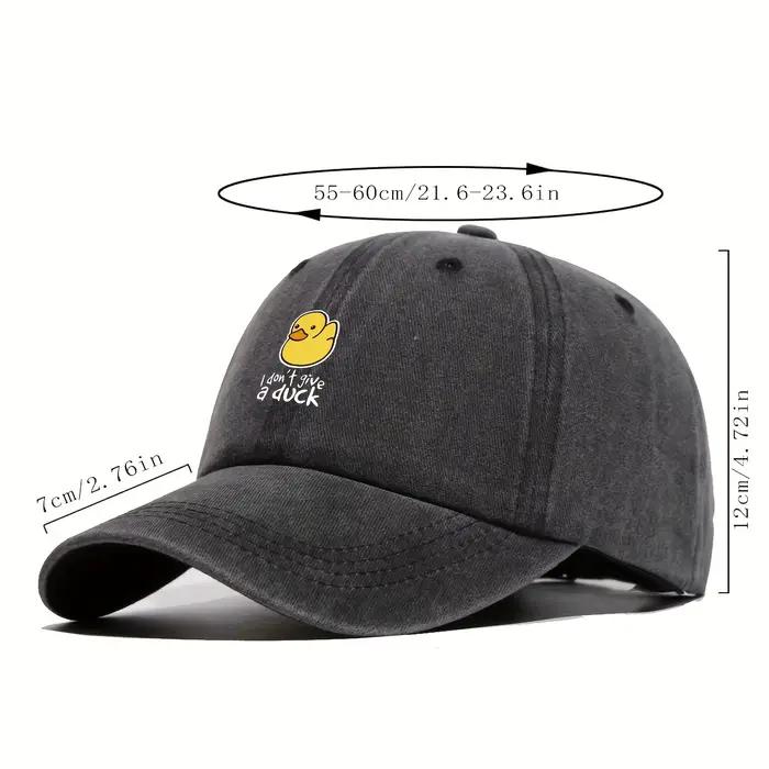 Casquette de baseball amusante « Je n'ai pas de canard »