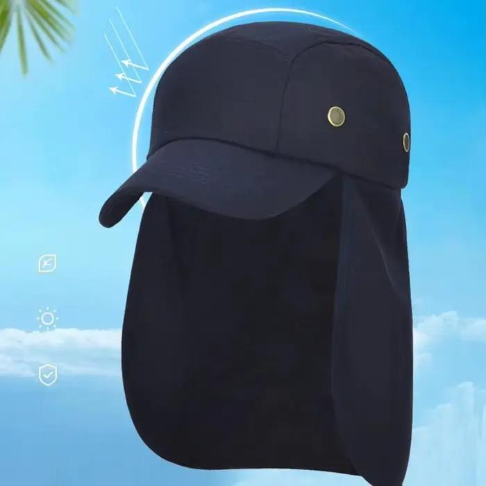 Chapeau de soleil d'été Anti-UV avec châle de Protection du cou