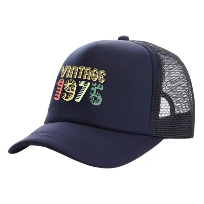 Born In 1973 casquettes de camionneur hommes drôle Vintage 1970-1979 chapeau casquette de Baseball Cool été unisexe