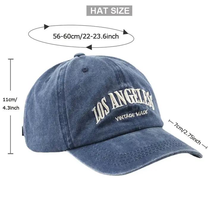 Casquette de Baseball en coton pour hommes et femmes Mode Broderie Chapeau