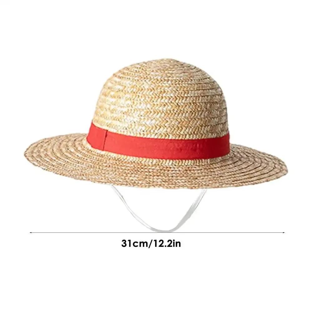 Chapeau de paille NOUVEAU 31cm/35CM pour Halloween, festivals, fêtes, accessoires de cosplay, protec