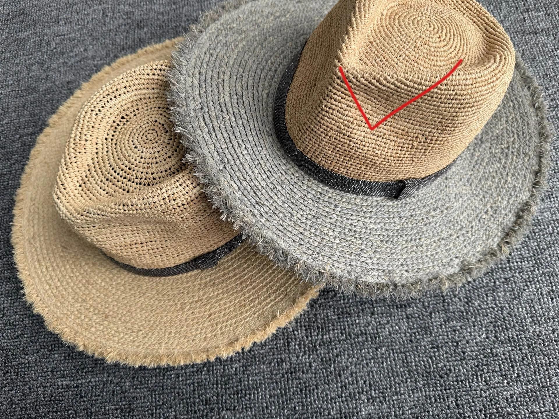 Nouveauté Printemps/Été de Haute Qualité : Chapeau en Raphia Élégant et Décontracté pour Femme