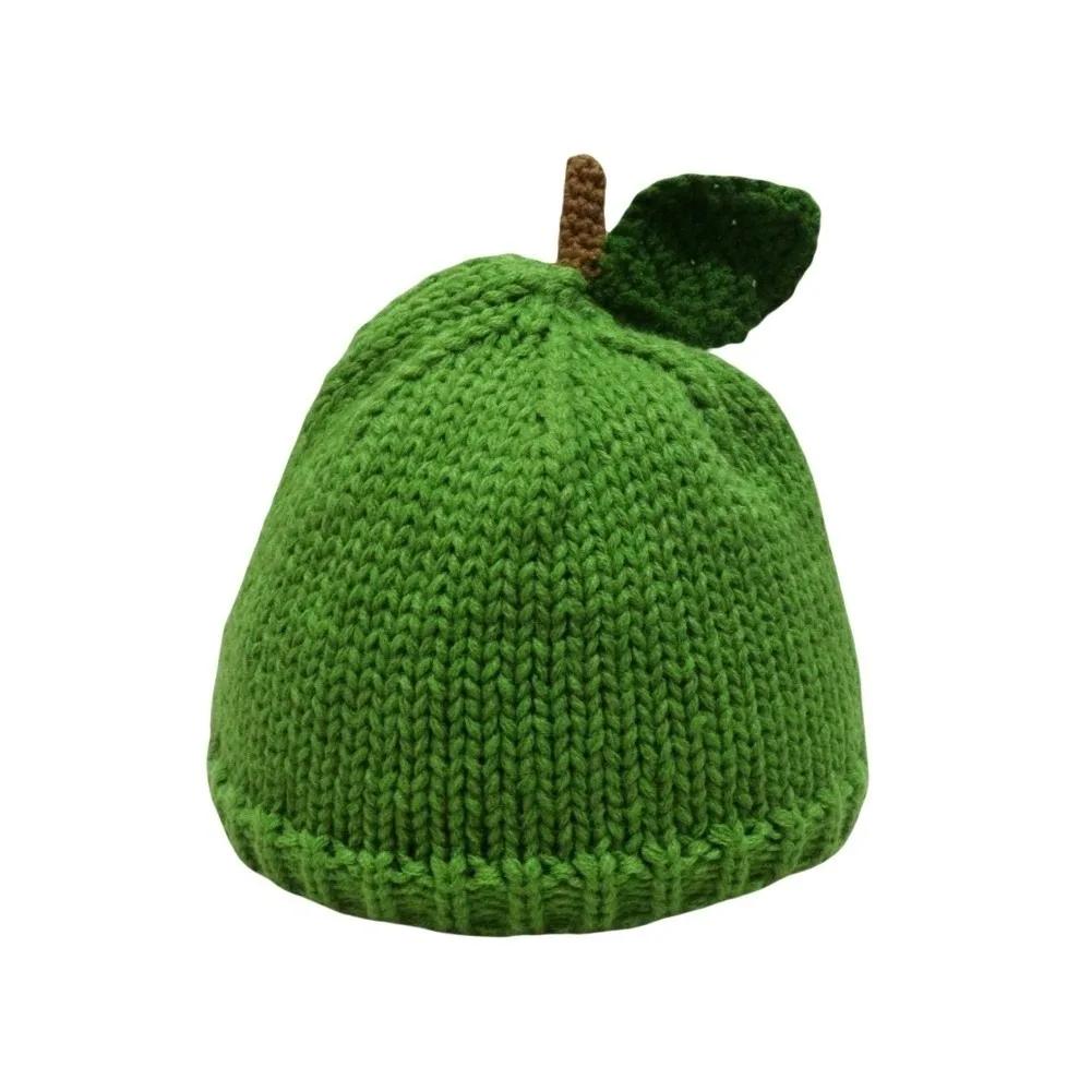 Chapeau de fruits tricoté créatif en forme de raisin, pull chaud et épais aux fraises, bonnet ananas
