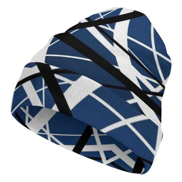 Bonnet Van Halen EVH 1984 à rayures pour homme et femme, modèle 5150, extensible, chaud pour l'hiver