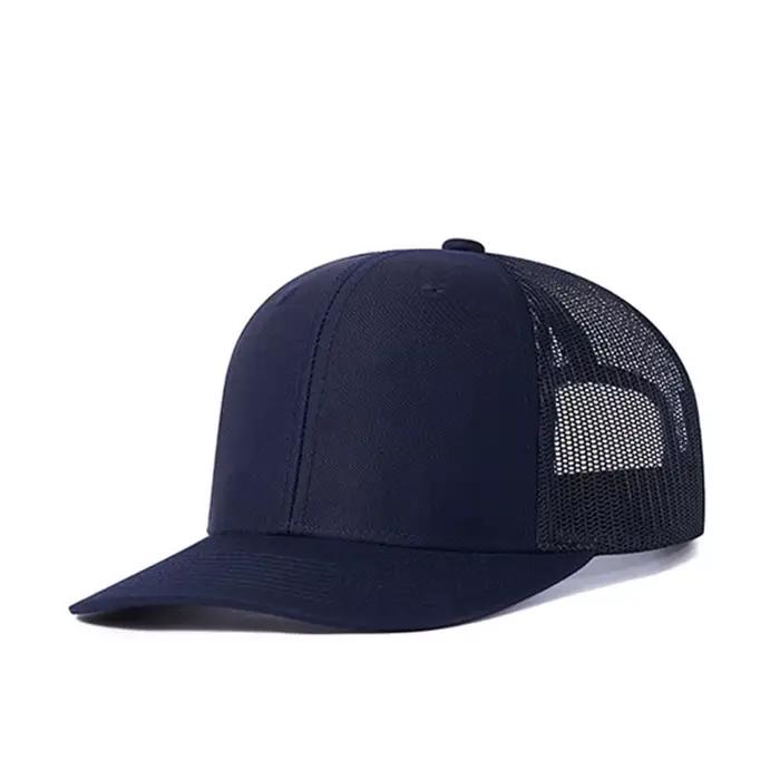 Casquette de baseball unisexe en maille respirante de haute qualité, couleur unie, pour le printemps