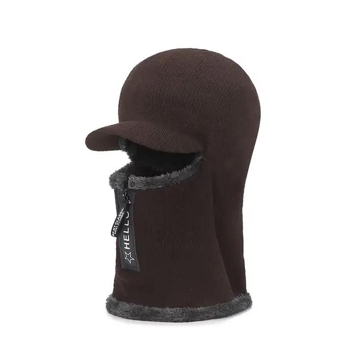 Chapeau de protection des oreilles en laine pour hommes, chapeaux d'extérieur, optique chaude, échar