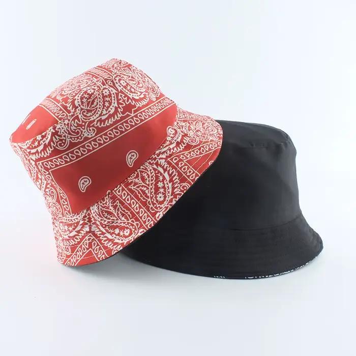 Chapeaux College vintage pour hommes et femmes, chapeau Bob réversible, casquettes Hip Hop, chapeau