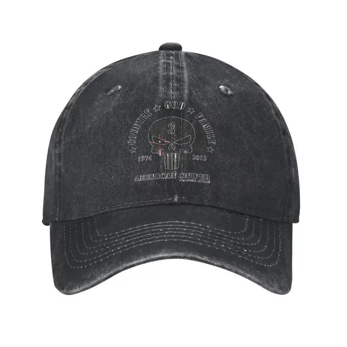 Casquette de Baseball Vintage Chris Kyle American Sniper Tribute pour hommes et femmes, casquette de