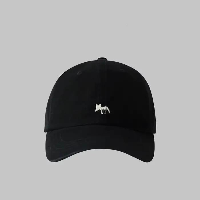 Casquette de baseball unisexe avec broderie de renard de dessin animé, casquettes Hip Hop, casquette