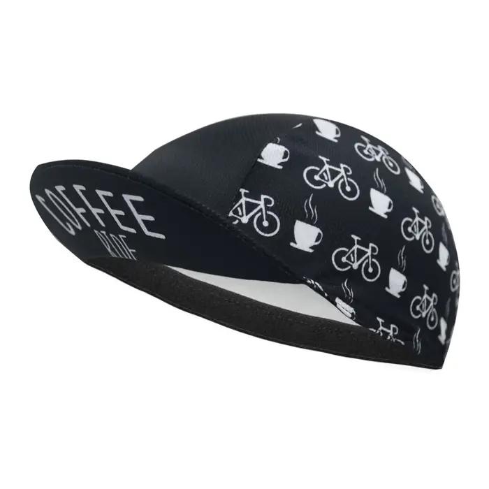 Casquette de cyclisme bière et café, chapeau de vélo de route drôle, couvre-chef de vélo en gravier