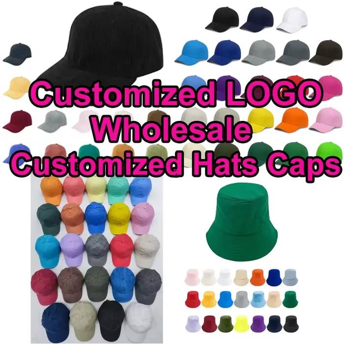 Chapeaux imprimés avec LOGO personnalisé, frais de casquette en gros