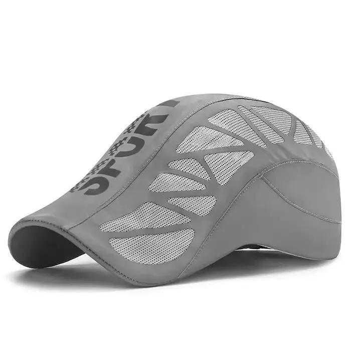 Nouvelle Casquette Sportive d'Été Alphabet Forward pour Hommes – Respirante, en Maille, Séchage Rapi