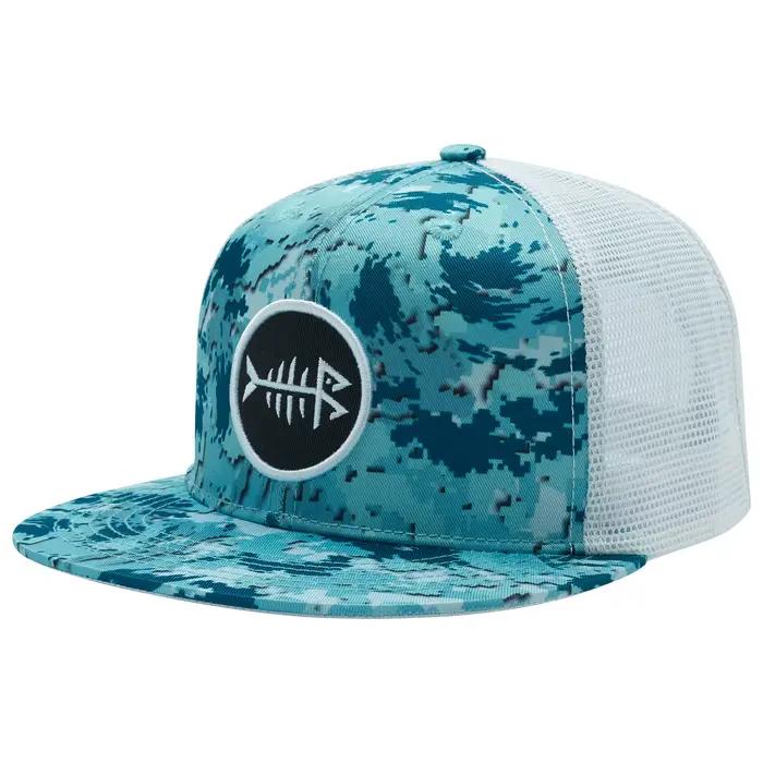 Bassdash Plat Brim Casquette De Camionneur Réglable Snapback Chapeau Maille Retour Pour Hommes Femme