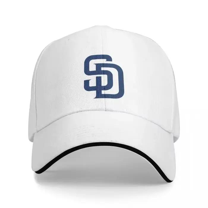 Casquette de Baseball avec Logo bleu San Diego, chapeau de pêche, de noël, streetwear, pour hommes e