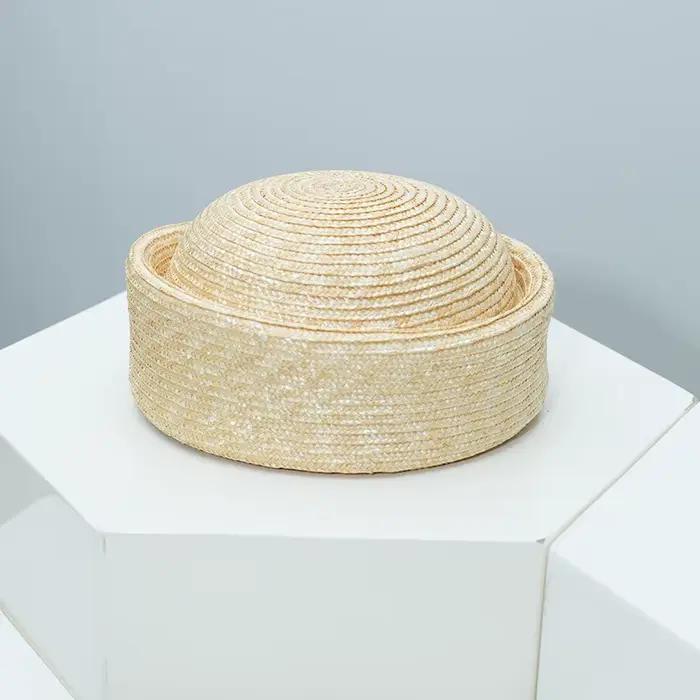 INS Luxe Bérets en paille naturelle pour Hommes et Femmes, Tissés à la main à la française, à calott