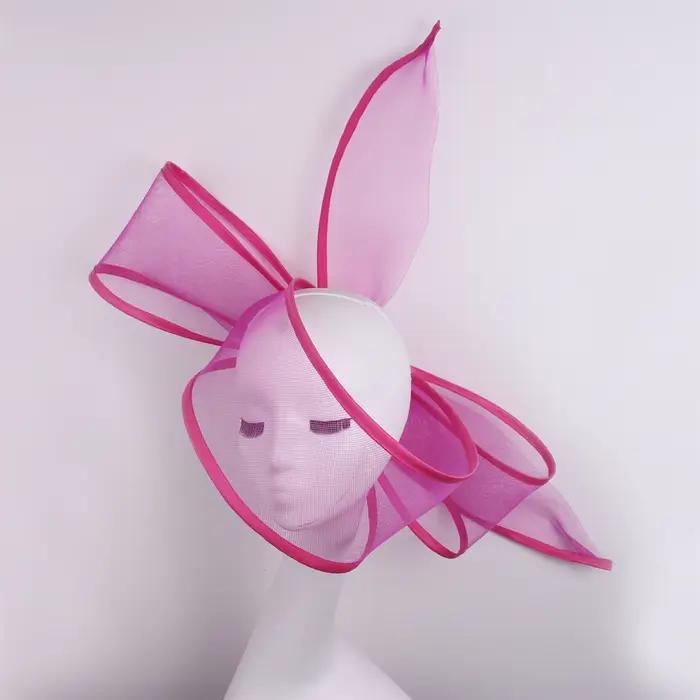 Nouveau noir Fascinator mariage pilulier chapeau femmes élégant Fascinator chapeaux pince à cheveux