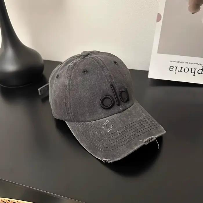 Nouvelle Casquette en Jean Délavé Y2K 2026 – Broderie Lettres Style Vintage, Qualité Supérieure, Sen