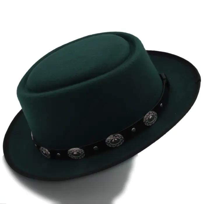 Chapeaux de tarte de porc pour hommes et femmes, casquettes Fedora Trilby, chapeau de soleil classiq