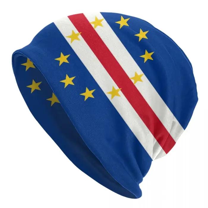 Cape Verde drapeau Skullies bonnets casquettes hommes femmes unisexe Cool hiver chaud tricot chapeau