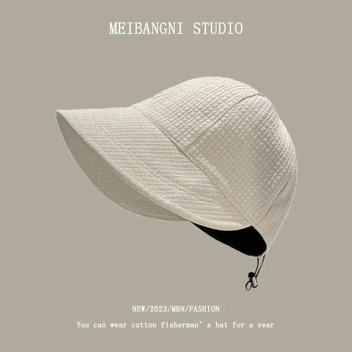 Casquette de pêche pour femmes, chapeau de soleil couvrant le visage, amincissant, décontracté, poly