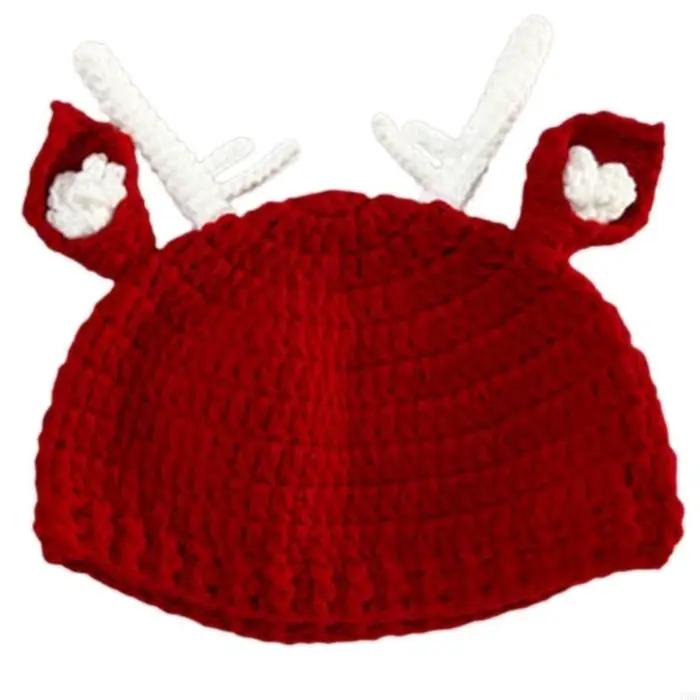Chapeau en corne cerf à mode, doux confortable, chapeau Shopping, vacances, pour fête noël, accessoi