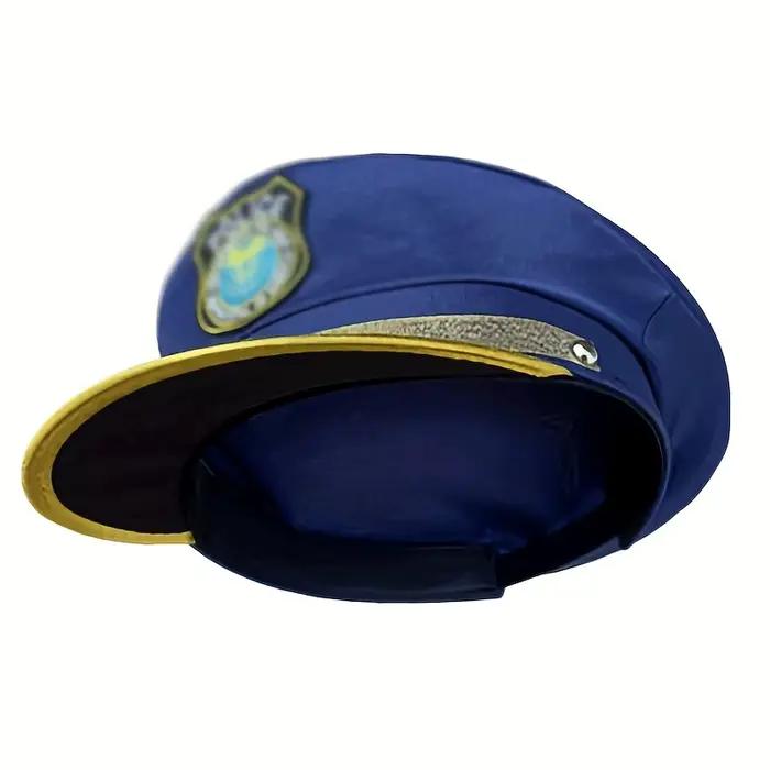 1 chapeau plat bleu mignon à la mode pour toutes les saisons | Fête de carnaval de cosplay pour le