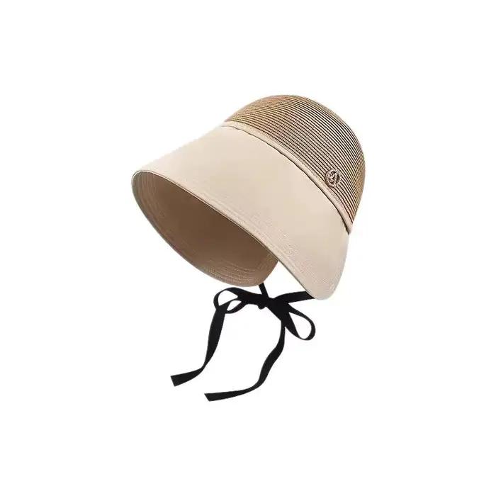 ❃ Chapeau de soleil polyvalent à large bord pour femme, chapeau de pêcheur, chapeau de voyage en pai
