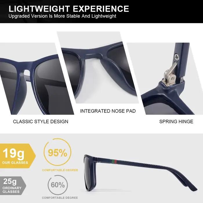 AOFLY-Lunettes de soleil de sport pour hommes et femmes, lunettes de soleil miroir carrées, lunettes