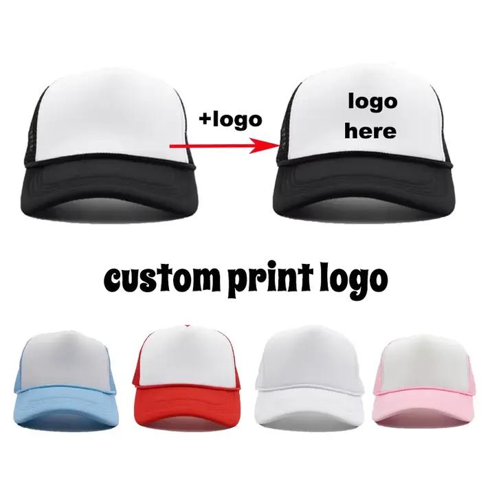 Chapeau de camionneur d'été 1 pièce, Logo personnalisé pour hommes et femmes, casquette de Baseball