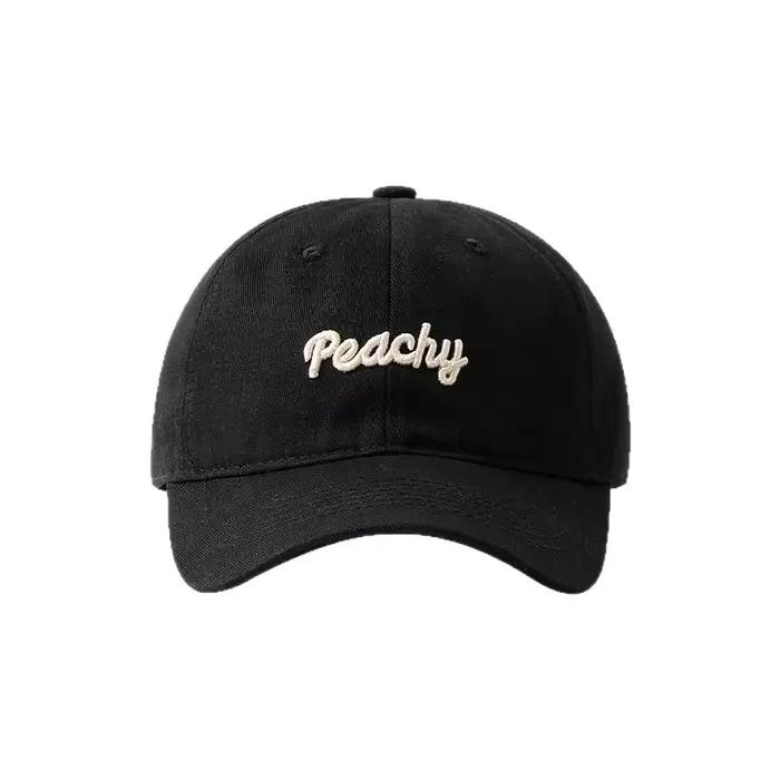 Chapeau femmes lettre broderie Baseball chapeau pour femmes parasol casquette à visière couleur unie