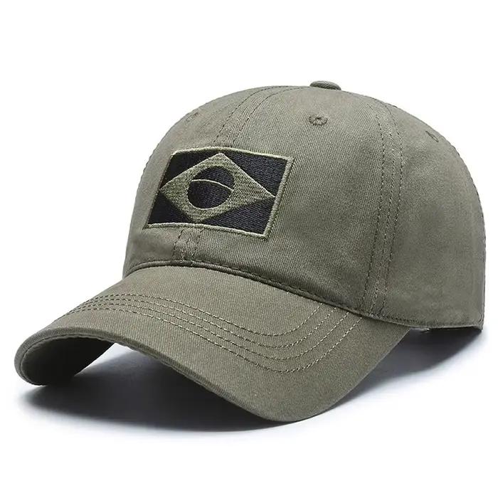 Nouvelle casquette de Baseball hommes été brésil drapeau Protection solaire casquette mâle mode déco