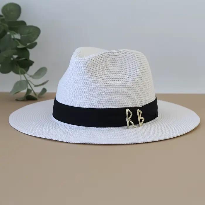 XL grande taille chapeau de soleil pour hommes grande tête plage Panama chapeau homme à large bord c