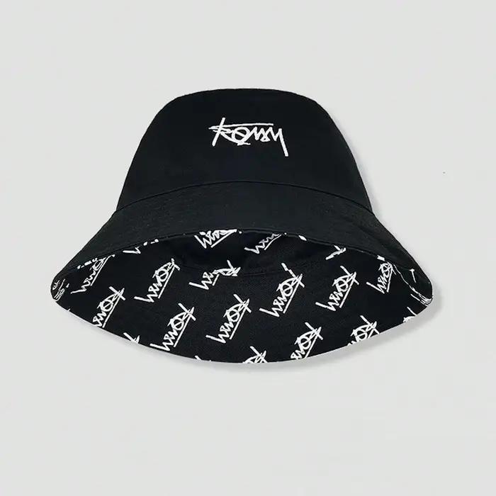Chapeau de pêcheur imprimé brodé pour hommes et femmes, adapté aux activités de loisirs en plein air
