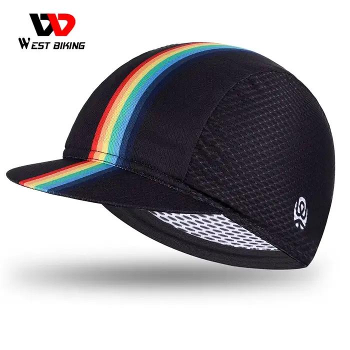 WEST BIKING-Casquette de sport respirante pour hommes et femmes, chapeau de vélo classique absorbant