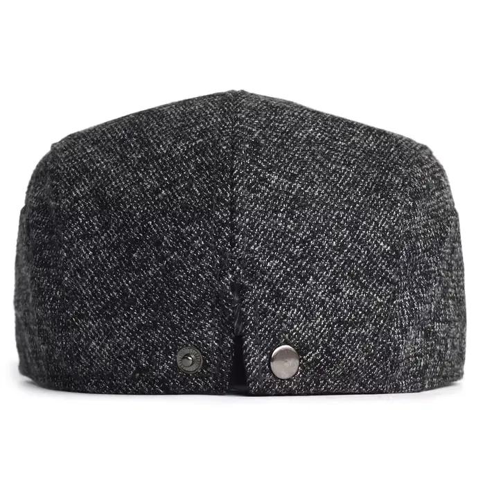 Automne hiver épais chaud gavroche casquettes hommes femmes doux béret chapeau décontracté mode déte