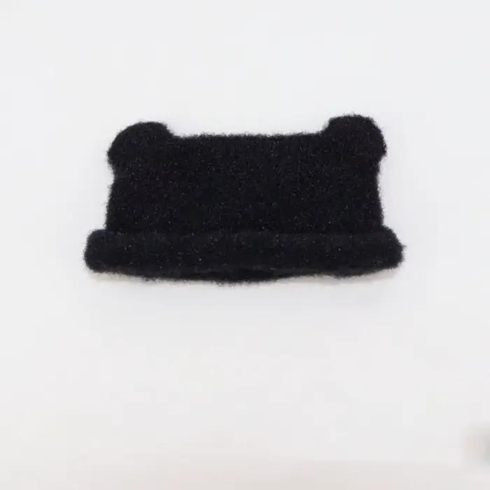 Chapeau de paille l'inventaire avec pompon, maison de courses, ornement de maison de beurre fait à l