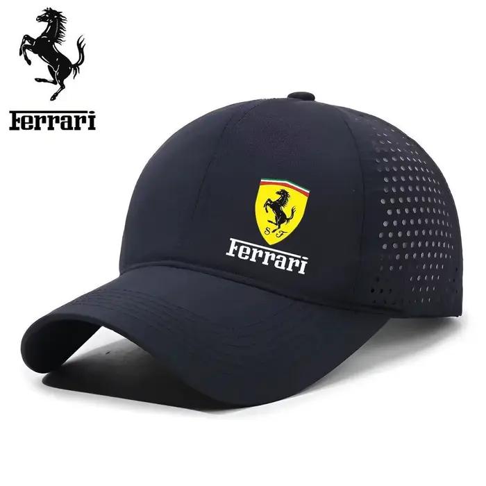Ferrari – chapeau de course F1 pour hommes, casquette de Baseball d'extérieur, pare-soleil respirant