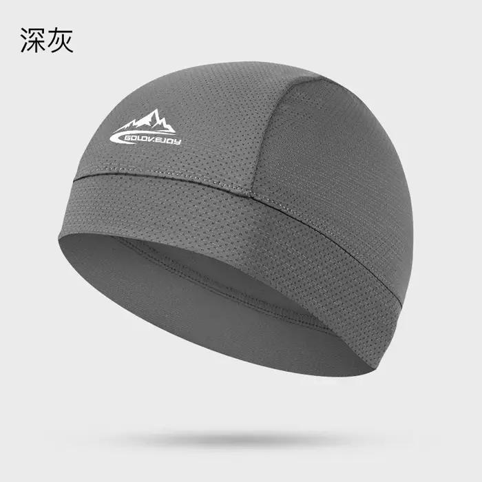 Casquette de cyclisme d'été pour homme, sous le casque de moto, chapeau anti-transpiration, séchage