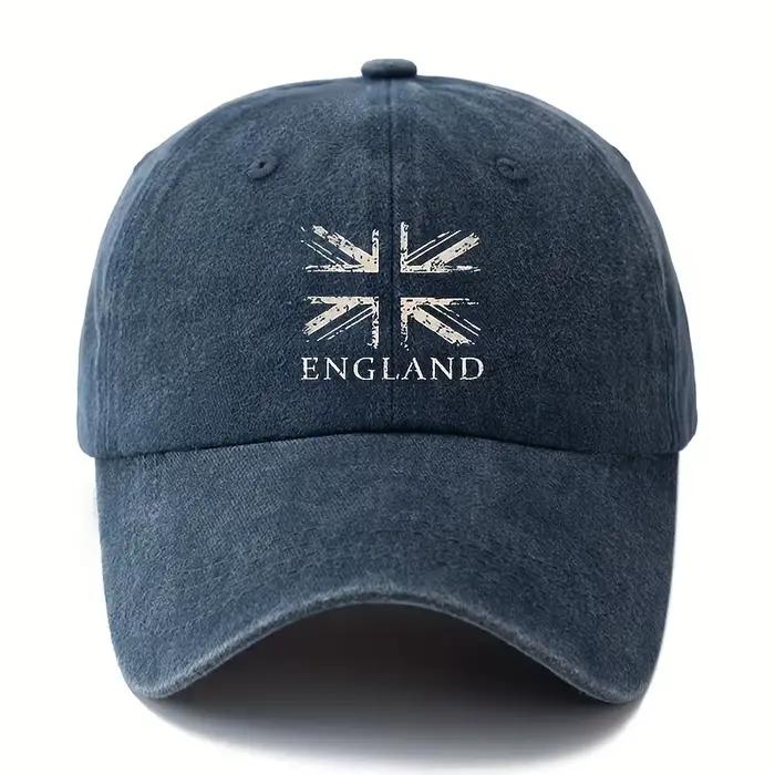 Casquette de baseball polyvalente à drapeau britannique pour hommes et femmes, un chapeau classique
