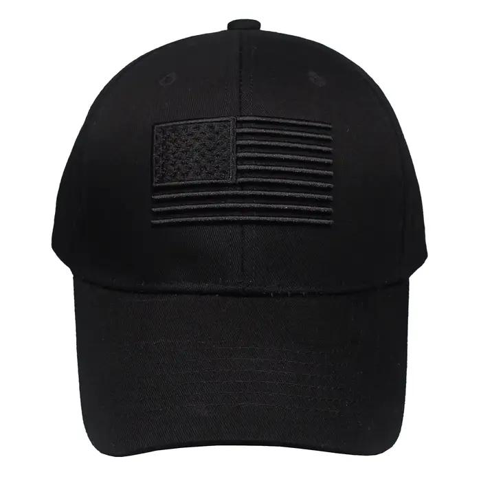 Casquette de baseball brodée drapeau américain unisexe, chapeau de papa, chapeau décontracté réglabl