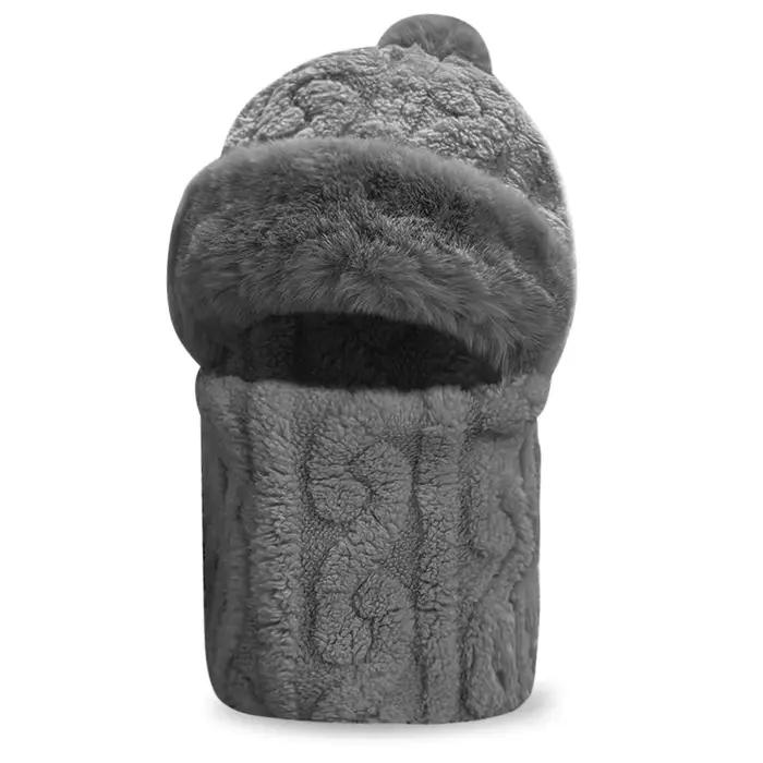 Chapeau coupe-vent de protection des oreilles d'hiver, guêtre de cou et masque de cyclisme en plein
