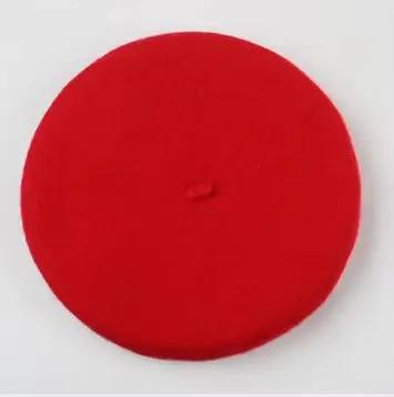 Béret en laine pour enfants, manteau chaud d'automne/hiver, chapeau de béret pour enfants, chapeau f