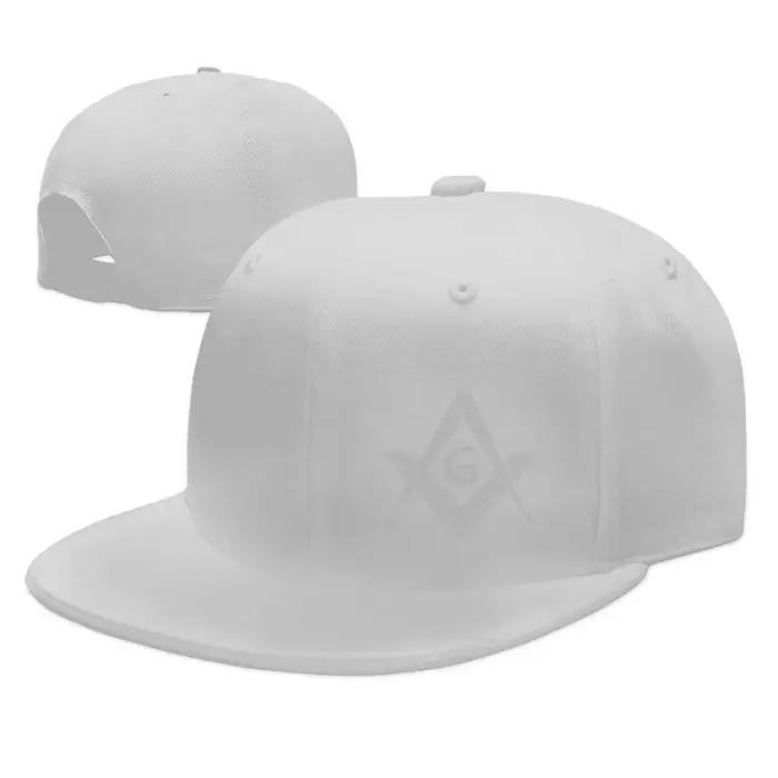 Casquette de baseball réglable unisexe, chapeau de camionneur, logo franc-maçon, carré et boussole 1